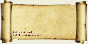 Jovana Vranjković vizit kartica